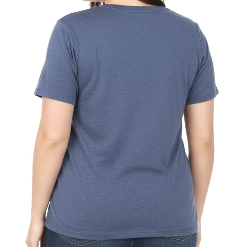 Old Navy Blue Short Sleeve Tee Relaxed Fit - Picture 2 of 5